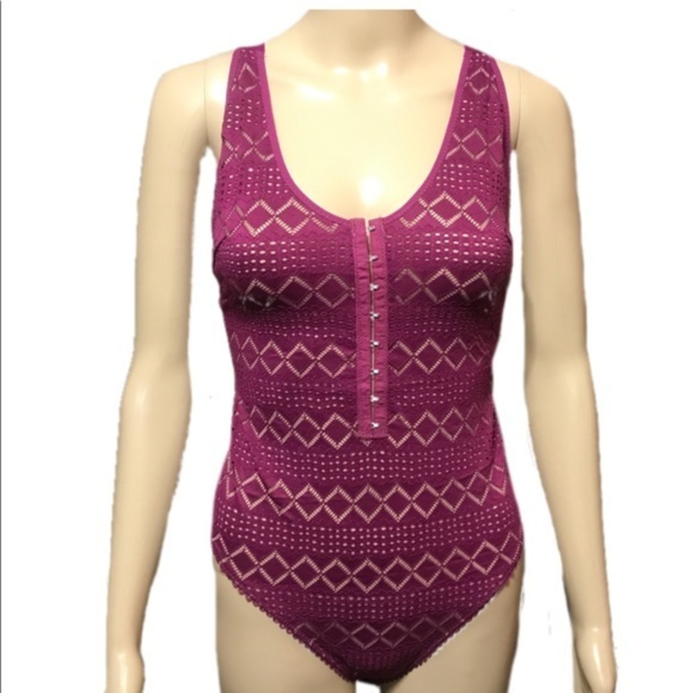 BUNDLE🔥 Free people thank you never bodysuit sleeveless NWT
